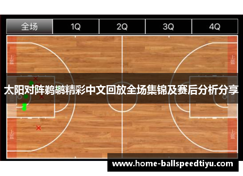 太阳对阵鹈鹕精彩中文回放全场集锦及赛后分析分享
